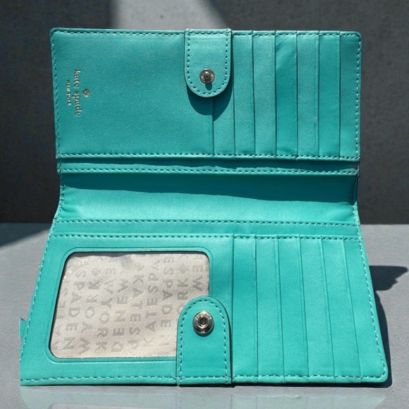Kate Spade Montford Park Nisha Wallet in Tiffany Blue. EUC. - Picture 15 of 16